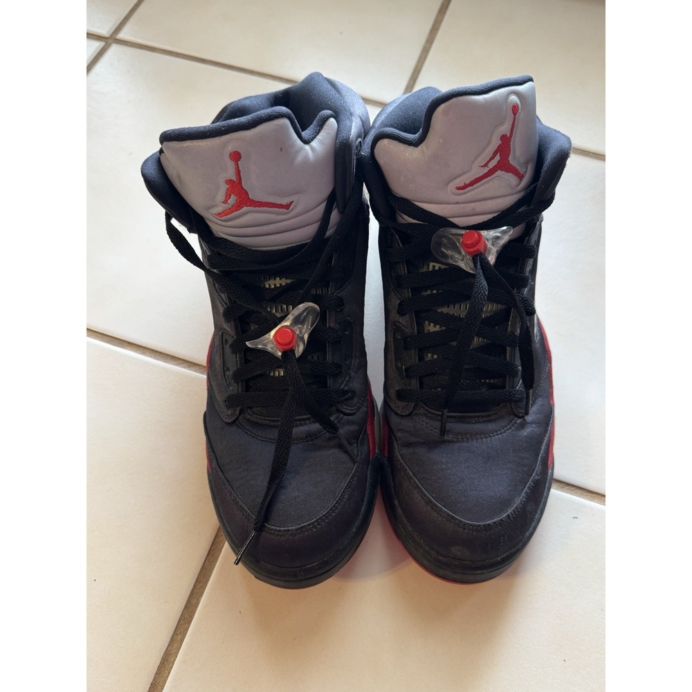 Size 12 Air Jordan 5 Retro Satin Bred